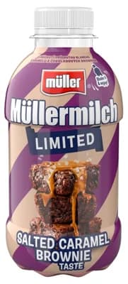 Müllermilch Limitovaná edice slaný karamel a brownie