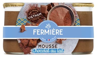 La Fermiére Pěna z mléčné čokolády 2x85g