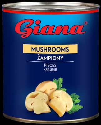 Giana Žampiony krájené