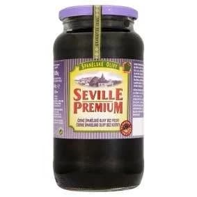 SEVILLE PREMIUM Olivy černé bez pecky