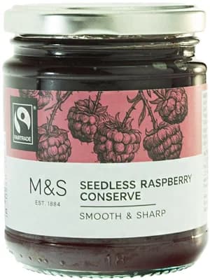 Marks & Spencer Malinový extra džem bez zrníček