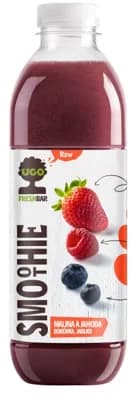 UGO 100% Smoothie Malina/jahoda/borůvka/jablko
