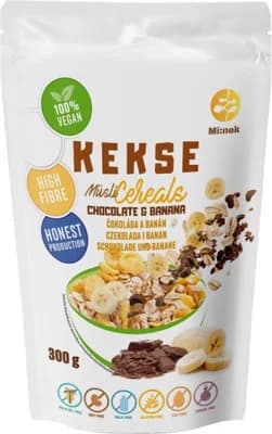 Kekse Cereálie Čokoláda a banán bez lepku