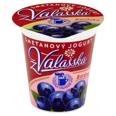 Mlékárna ValMez Smetanový jogurt borůvka