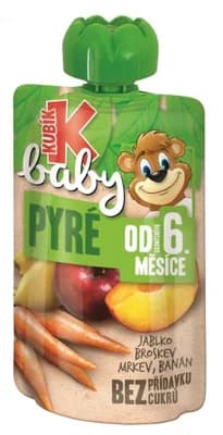 Kubík Baby jablko-broskev-mrkev-banán