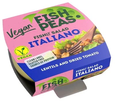Fish Peas Veganský salát s hrachovou bílkovinou Italiano