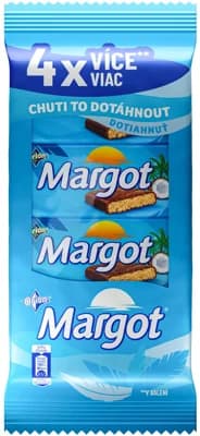 Orion Margot sójová tyčinka s kokosem v kakaové polevě 4×80 g