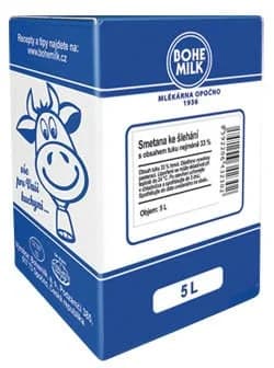 Bohemilk Smetana čerstvá 33% chlaz. BiB