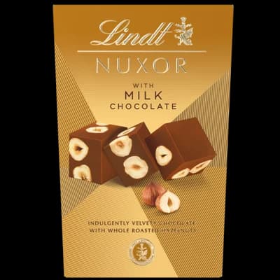 Lindt Nuxor Mléčná čokoláda s lískovými ořechy