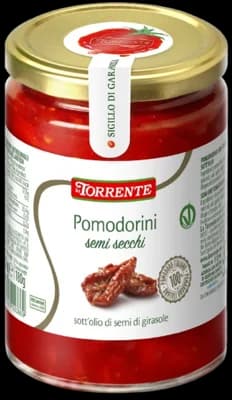 La Torrente Polosušená cherry rajčátka ve slunečnicovém oleji