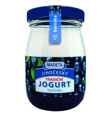Madeta Jihočeský jogurt tradiční borůvka
