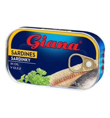 Giana Sardinky v rostlinném oleji