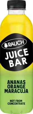 Rauch Juice Bar vegan Ananas, maracuja a pomeranč
