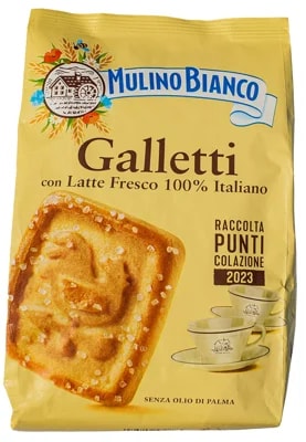 Mulino Bianco Galletti Křehké sušenky