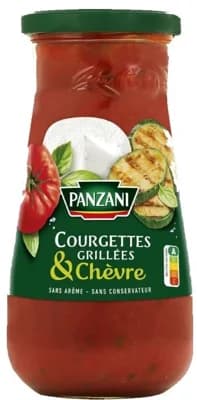 Panzani Rajčatová omáčka s cuketou a kozím sýrem