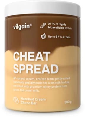 Vilgain Cheat Spread Proteinový lískooříškový krém s kakaem