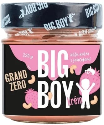 Big Boy Grand Zero Jahoda - kešu krém s jahodami
