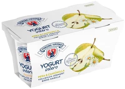 Sterzing-Vipiteno Plnotučný jogurt hruška a heřmánek 2×125 g