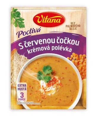 Vitana Krémová polévka s červenou čočkou