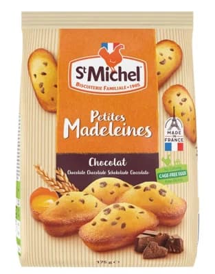St.Michel Mini Madlenky s kousky čokolády