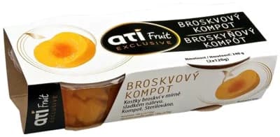 Ati Fruit Broskvový kompot Duo pack