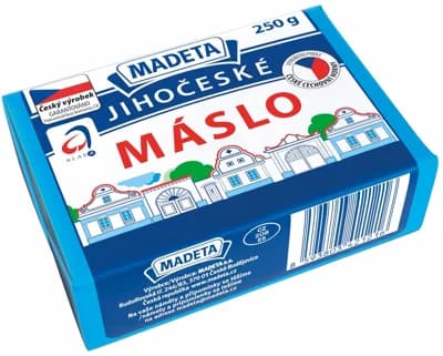 Madeta Jihočeské máslo 82 %