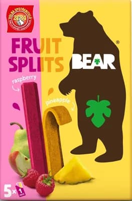 Bear Fruit Splits malina a ananas 5×20 g