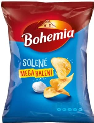 Bohemia chips solené