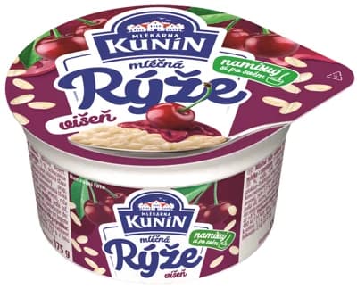 Mlékárna Kunín Mléčná rýže višeň