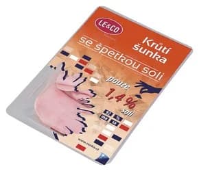 LE&CO Šunka krůtí se špetkou soli chlaz.