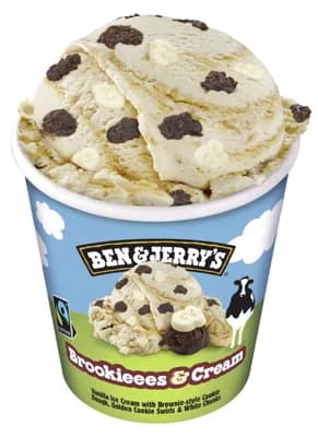 Ben & Jerry's Brookies & cream zmrzlina