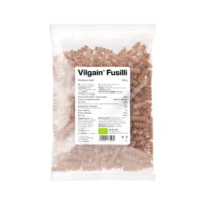 Vilgain Fusilli těstoviny BIO – špaldové