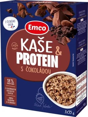 Emco Kaše proteinová s čoko. 3x55g
