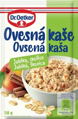 Dr. Oetker Ovesná kaše jablko, skořice