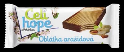 Celi hope Oplatka polomáčená arašídová, bez lepku