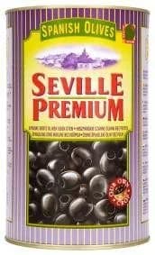 SEVILLE PREMIUM Olivy černé bez pecky 4,