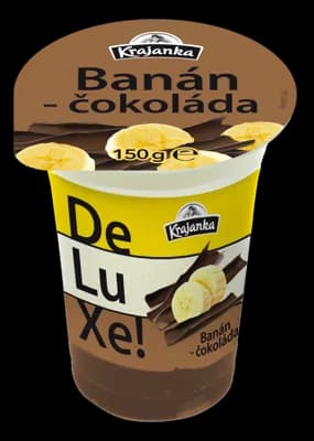 Krajanka DeLuXe smetanový jogurt banán a čokoláda