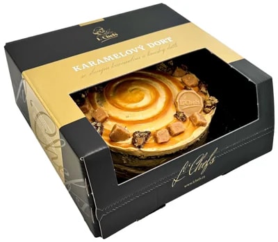 L'Chefs Karamelový dort se slaným karamelem a kousky datlí od cukráře Maršálka