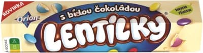 Orion Lentilky s bílou čokoládou