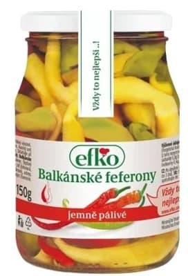 Efko Feferony balkánské jemně pálivé