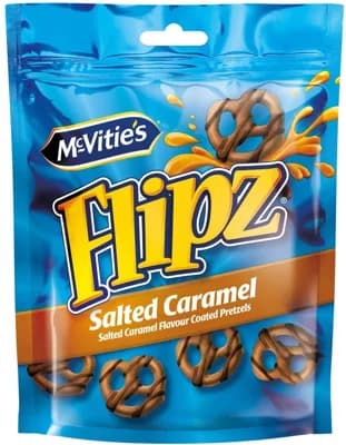 Flipz Preclíky se slaným karamelem