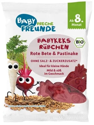 Freche Freunde BIO Špaldové sušenky řepa a pastinák