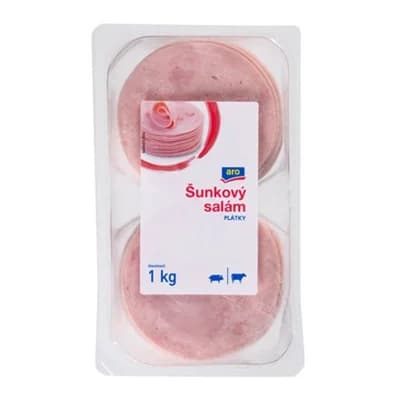 aro Salám šunkový konzumní plátky chlaz.