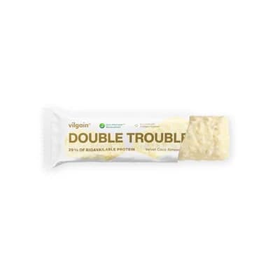 Vilgain Double Trouble Protein Bar – Kokosovo-mandlový krém