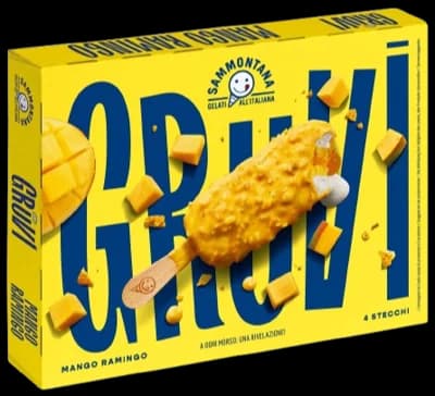 Sammontana Gruvi mango multipack nanuků (4×75 ml)