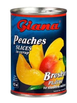 Giana Broskve plátky ve sladkém nálevu