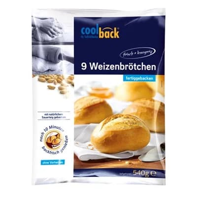 COOLBACK Bagetky světlé 9 x