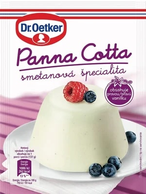 Dr.Oetker Panna Cotta s vanilkou sypká směs