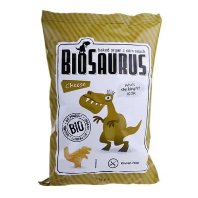 BioSaurus BIO Kukuřičný snack sýrový