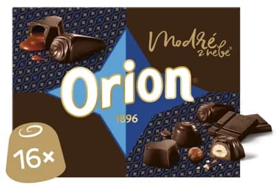 ORION  Modré z nebe pralinky z hořké čokolády mix
